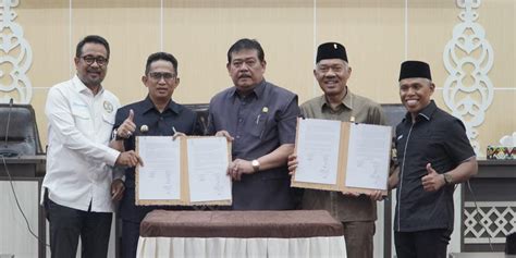 Gelar Rapat Paripurna Dprd Kesepakatan Kupa Ppas Tahun Anggaran