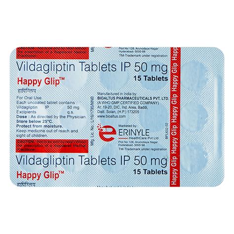 Happy Glip 50 Tablet Uses Side Effects Price Apollo Pharmacy