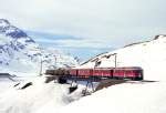 Rhb Gmp Von St Moritz Nach Tirano Am Ausfahrt Alp Gr M