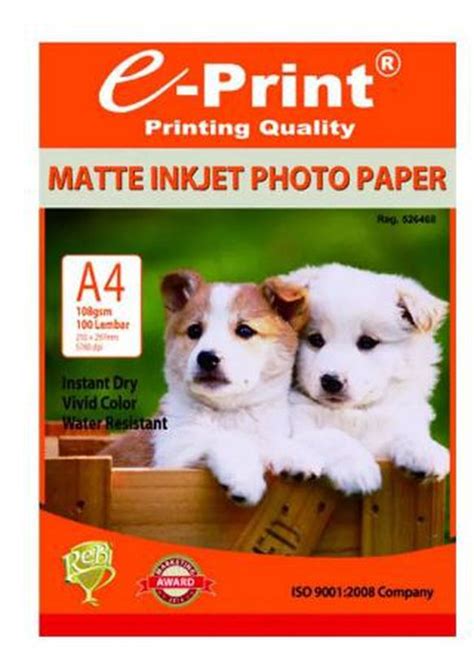 kertas print foto  print