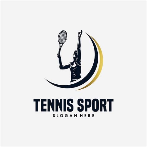 Premium Vector Tennis Sport Logo Design Template