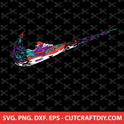 Nike SVG | Nike Shoes Svg | Nike Shoes Svg Cut File | PNG | DXF | EPS | for Cricut and Silhouette