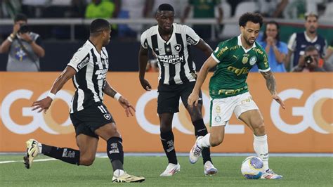 Palmeiras x Botafogo onde assistir AO VIVO nesta terça feira 26