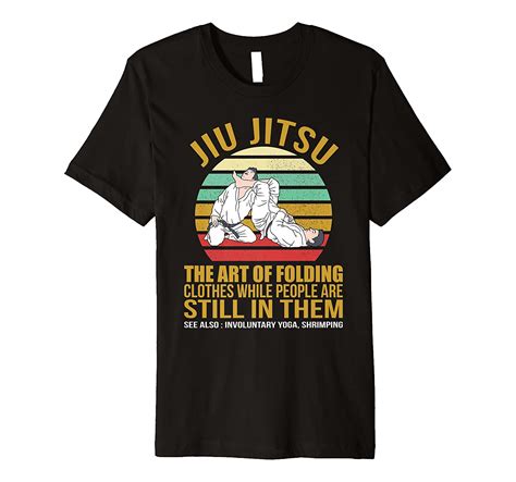 Funny Retro Brazilian Jiu Jitsu Mma Gifts For Jiu Jitsu Premium T Shirt