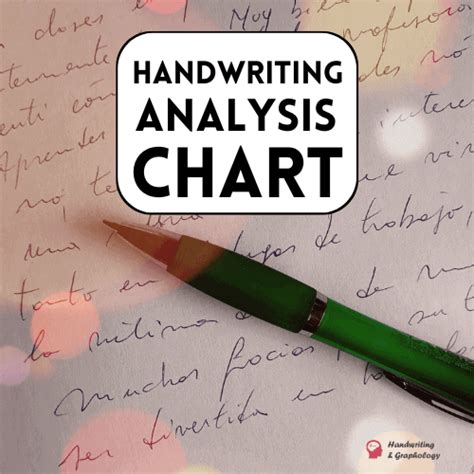 Handwriting Analysis Chart with List of Traits – Handwriting & Graphology