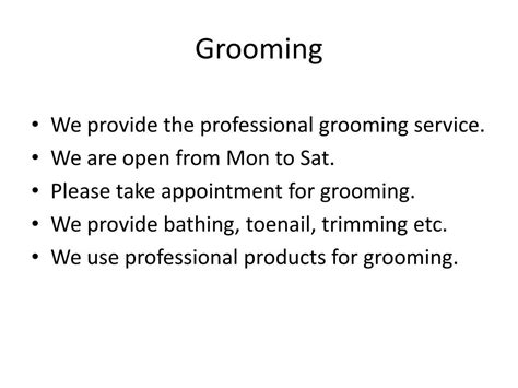 Ppt Orange County Dog Groomers Powerpoint Presentation Free Download