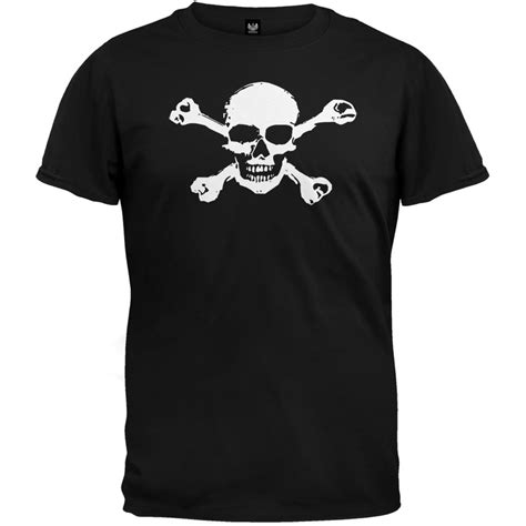 Officially Licensed Skull And Crossbones Graphic Tee Shirt 100 Cotton Short Sleeve Size S