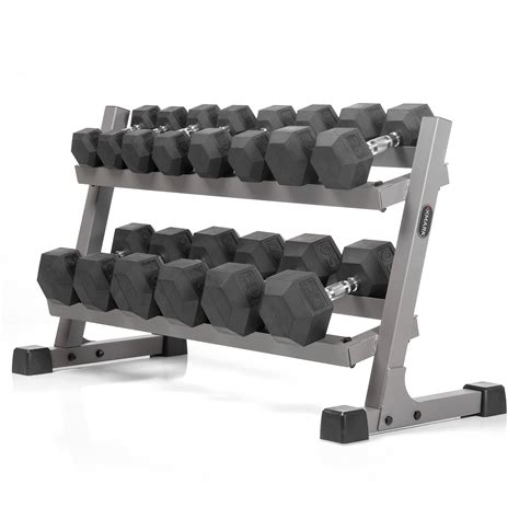 Buy XMark Rubber Hex Dumbbell Weight Sets 380 Lb To 550 Lb Dumbbell