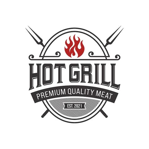 Premium Vector Barbecue Grill Logo