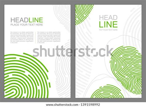 Green Modern Cover Page Design Stock Vector (Royalty Free) 1391598992