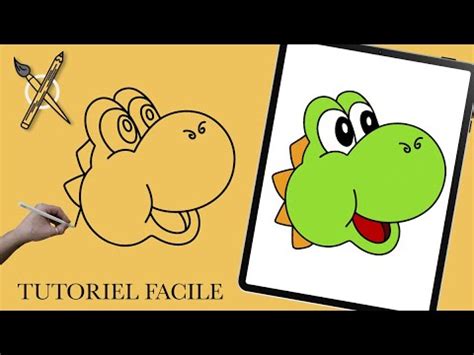 Comment Dessiner Un Yoshi De Super Mario Bros Le Film Tutoriel Facile