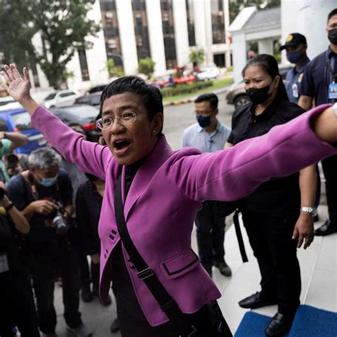 Philippines Journalist Maria Ressa Acquitted Of Tax Evasion ‘today