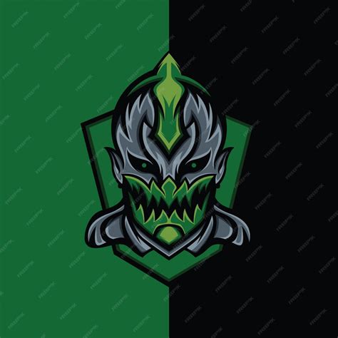 Premium Vector | Green Assassin Devil
