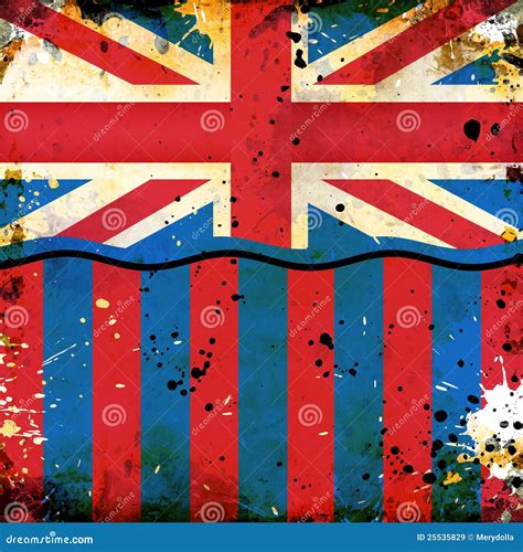 Grunge British Flag Stock Illustration Illustration Of Patterns 25535829