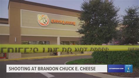 Car crashes into Brandon Chuck E. Cheese while shooting occurred ...