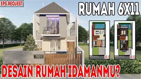 Desain Rumah 6x11 Dengan 3 Kamar Tidur Dan Kolam Renang YouTube