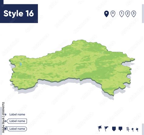 Bryansk Region, Russia - map with shaded relief, land cover, rivers ...