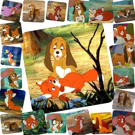 Tod & Copper, The Fox and the Hound | Disney | The fox and the hound ...