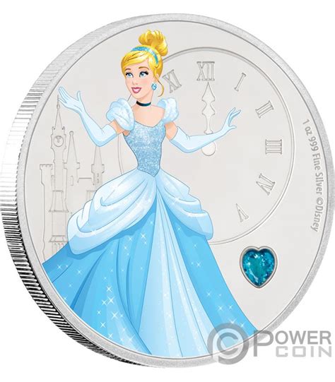 Cinderella Aschenputtel Disney Princess Gemstone Oz Silber M Nze