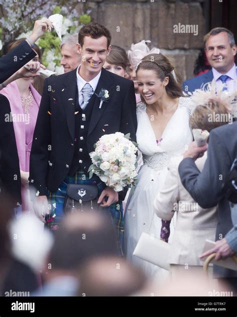 British Tennis Number One Andy Murray And Kim Sears After Their Wedding