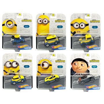 Hot Wheels Minyonok 2 Gru színrelép karakter kisautók többféle JátékNet hu