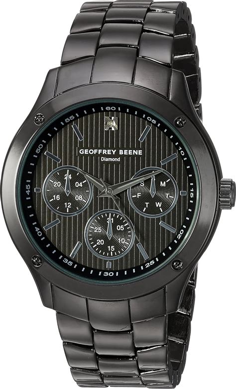 Geoffrey Beene Men S Analog Japanese Quartz Watch With Alloy Strap