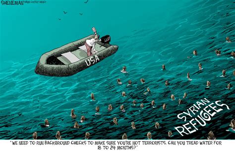 Editorial cartoon World Syrian Refugees Migrants | The Week