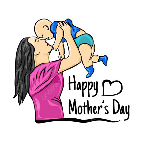 Happy Mothers Day Clipart Png Images Hand Drawn Happy Mothers Day Clip