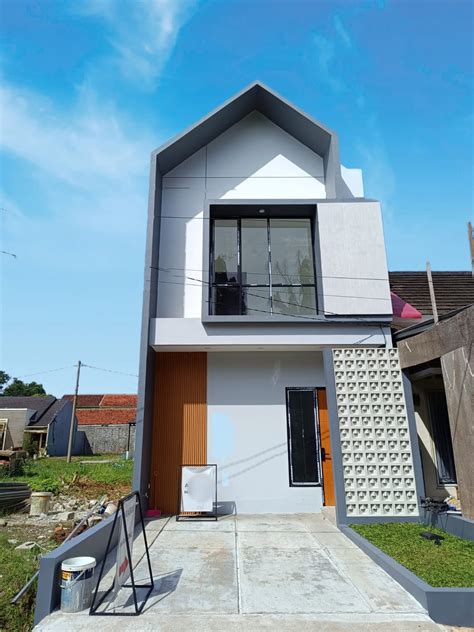 Rumah Gaya Scandinavian Dalam Cluster Pinggir Jalan Sawangan Rohkus