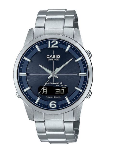 CASIO Wave Ceptor Solar Blue Silver