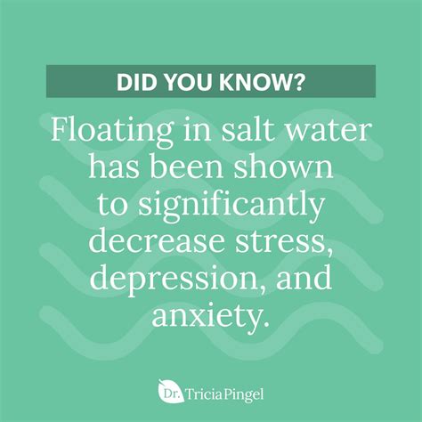 4 Benefits of Salt Float Therapy - Dr. Pingel