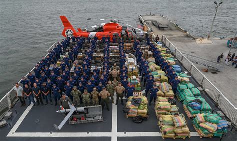 coast guard offloads   million  illegal narcotics  port