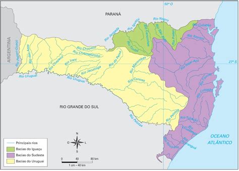Bacia Hidrografica De Santa Catarina - Santa Catarina: 36 - Bacias hidrográficas de Santa Catarina