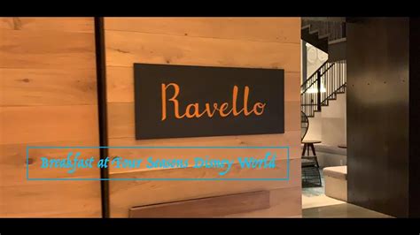 RAVELLO BRUNCH At Four Seasons Walt Disney World FourSeasons Ravello