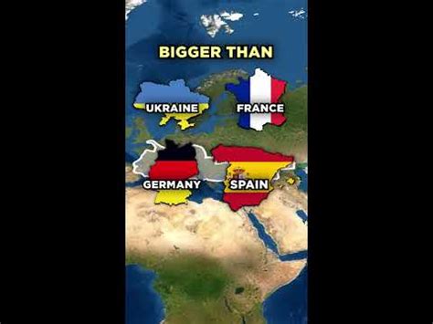 Countries That Are Way Bigger Than You Think YouTube