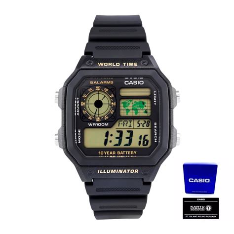 Jual Casio Pria Ae Wh Bvdf Jam Tangan Pria Casio Original Digital