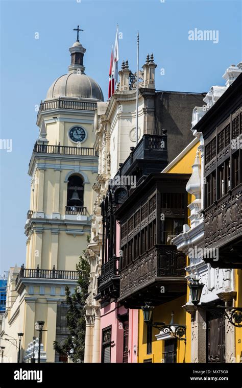 Colonial Architecture In Lima Citygoyeneche Palace And The Ucayali