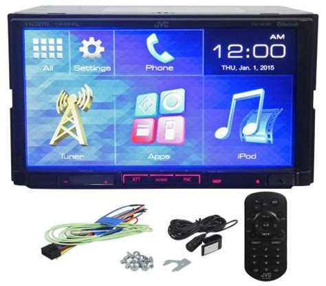 Buy JVC KW V51BT 7 Double DIN DVD USB IPhone Android Bluetooth Car