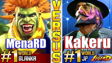 Sf Menard Blanka Vs Jp Kakeru High Level Youtube