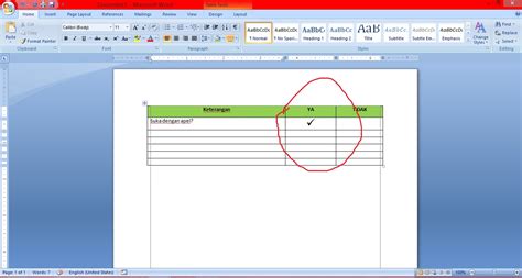 Masterpiece Cara Memasukan Simbol Atau Tanda Centang Atau Ceklis Di Ms