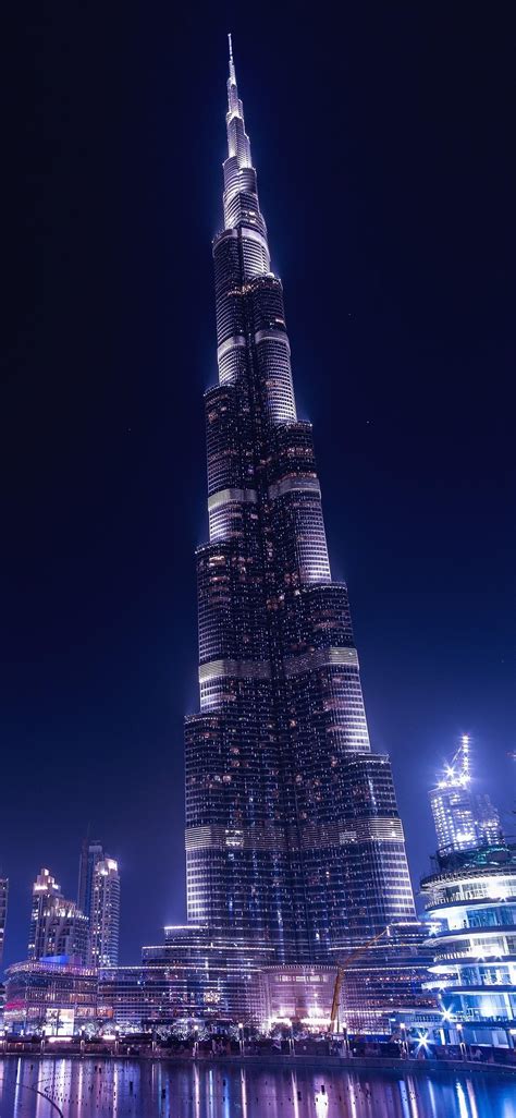 Night Burj Khalifa Mobile Wallpapers - Wallpaper Cave