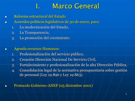 Ppt Ley De Alta Direcci N P Blica Y Nuevo Trato Laboral Ley N