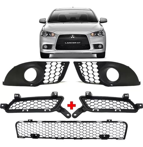 Kit Grades Parachoque Lancer Gt 2011 2013 2017 2018 Novo Parcelamento