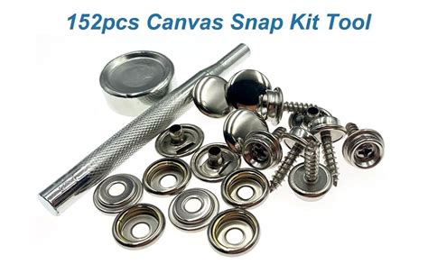 Maerd Pcs Canvas Snap Kit With Tool Stainless Steel Screw Boat