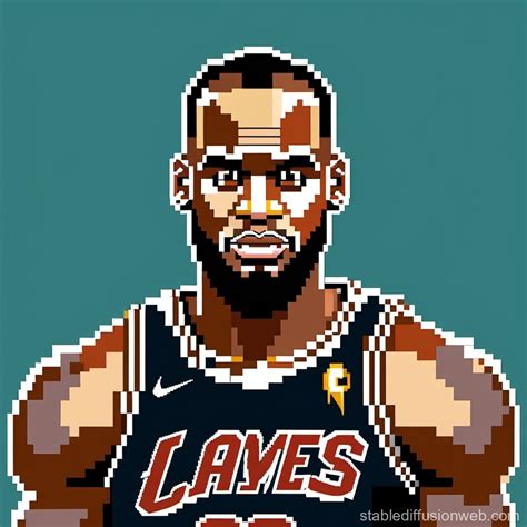 Lebron James in Cartoon Form | Stable Diffusion Online