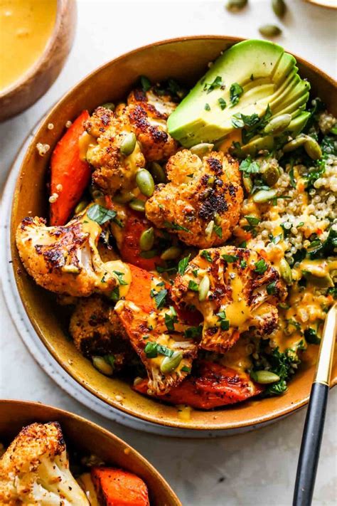 Roasted Veggie Glow Bowls Dishing Out Health