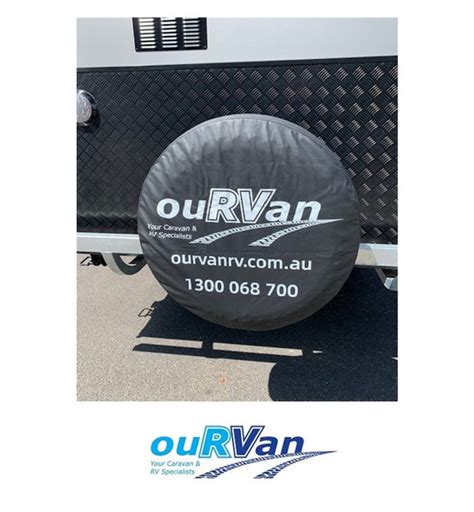 Caravan Spare Tyre Wheel Cover With Logo Suit Tyre 2057015 Our Van Rv