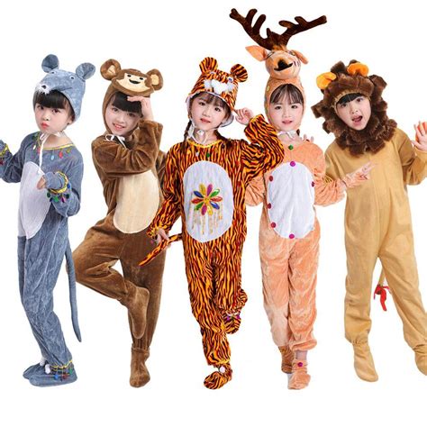 LOlanta Kids Boy Cosplay Animal Costume School Activity Cartoon Tiger ...