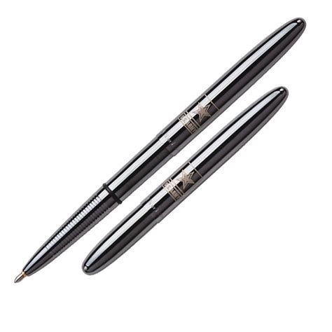 Black Titanium Space Pen With Laser Engraved U.S. Army Star Insignia ...