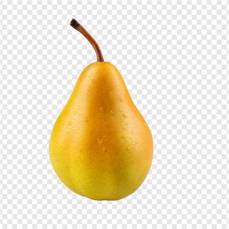 Free Psd Pear Fruit Isolated On Transparent Background